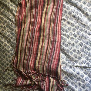 Muted Striped Scarf